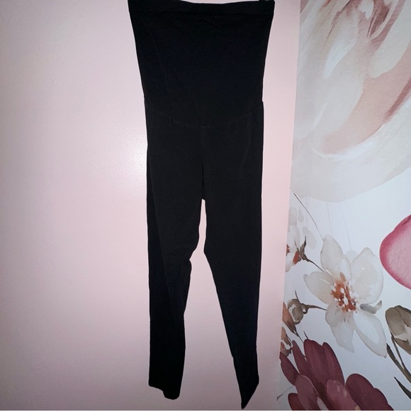Motherhood Maternity | Essential Stretch Full Length Black Leggings (size M) - Picture 3 of 7